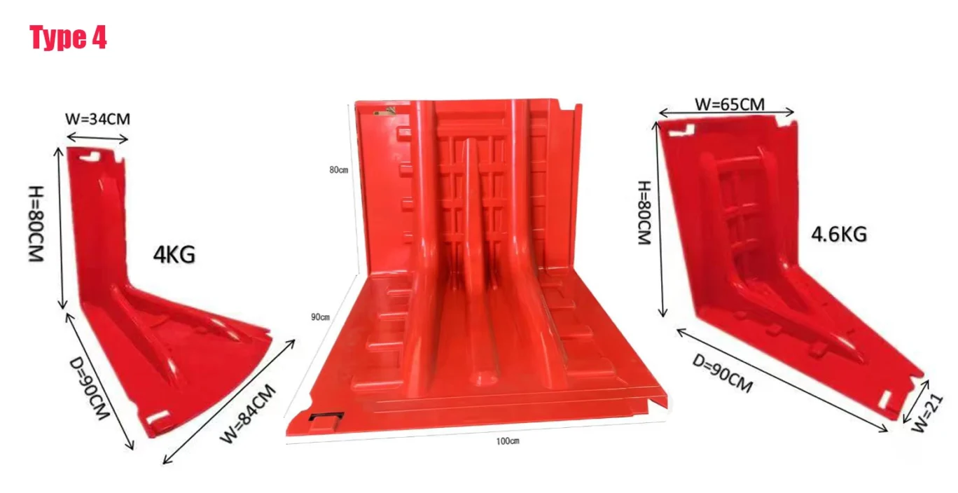 Plastic Flood Barrier