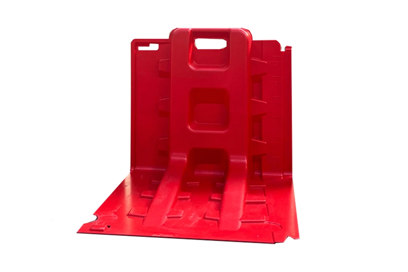 Flood Water Control Barrier – Red Interlocking Flood Protection Panel with Handle