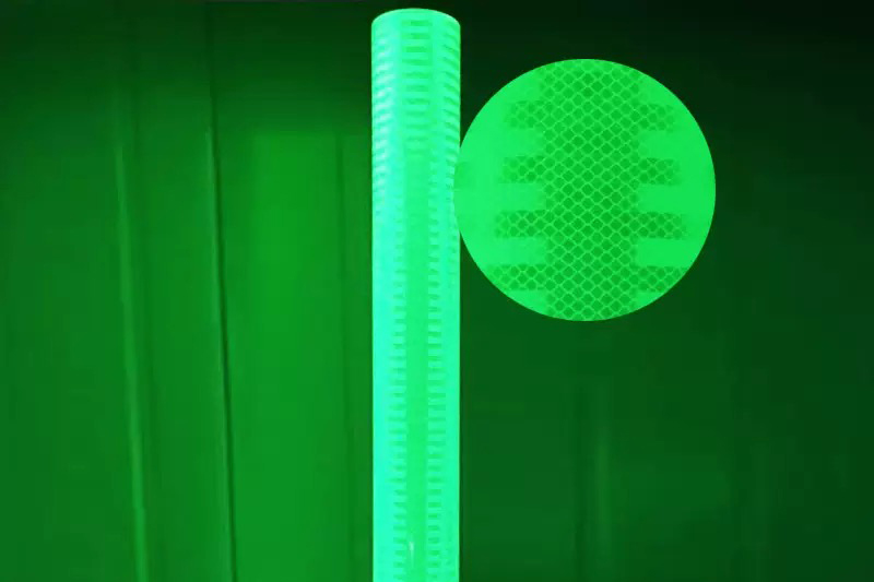 Glow in the Dark Prism Reflective Tape - High Brightness Self-Luminous Material