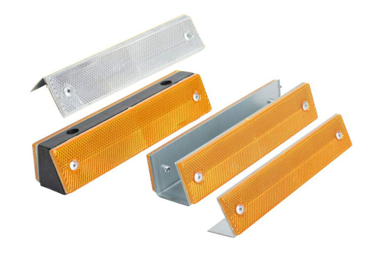 Rectangular Guardrail Reflective Marker, Road Traffic Safety Delineator